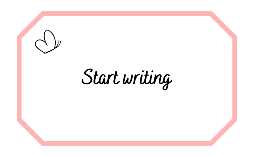 Let’s start writing!
